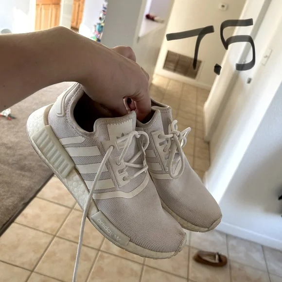 adidas gazelle silver green womens adidas WMNS NMD_R1 "Cream"